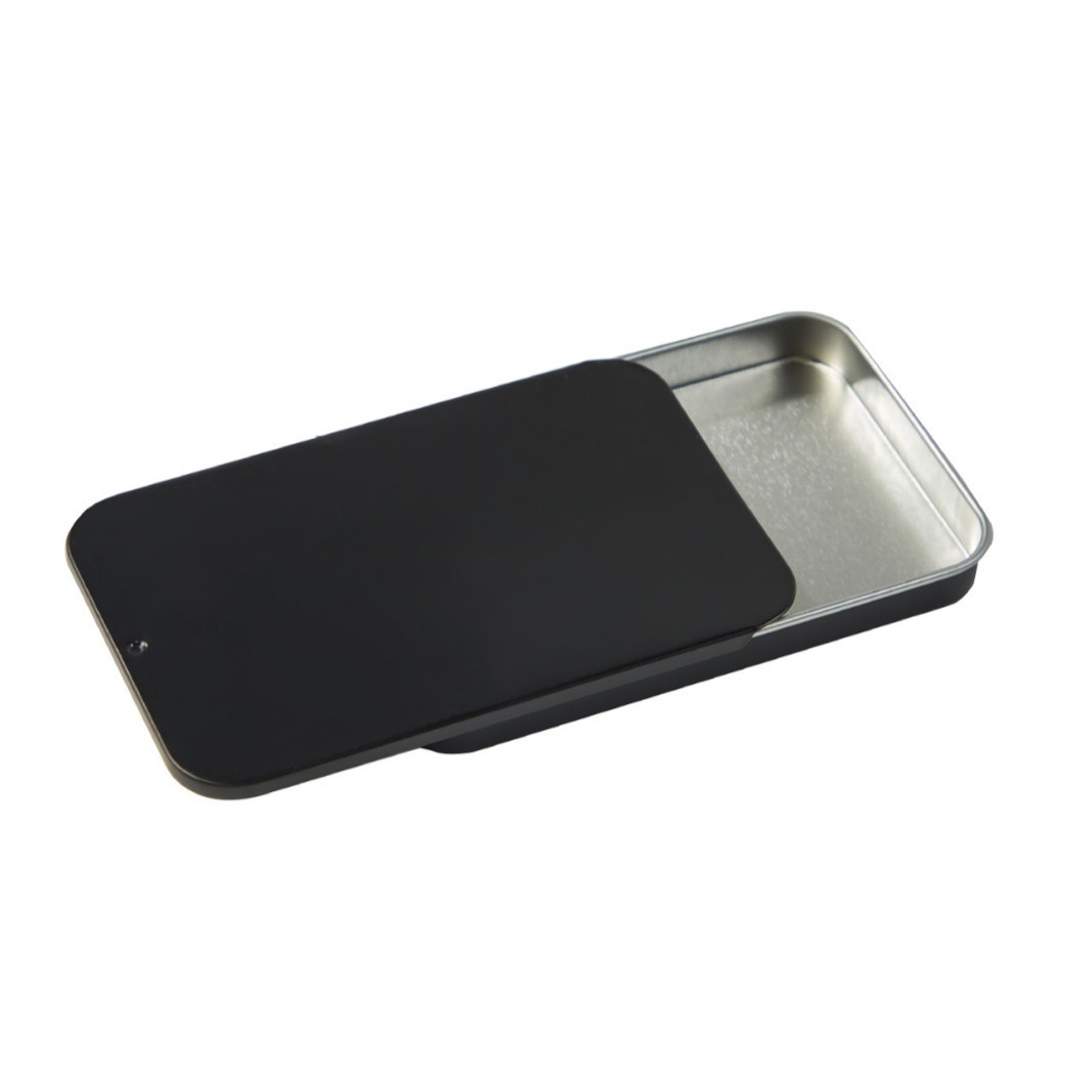 Slide-Top Tin Storage Box for Mini Items - Image 4