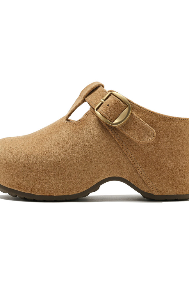 The Adrienne 9cm Platform Soled Cork Slide Shoes Detail – La Rose Couture Shoes & Footwear