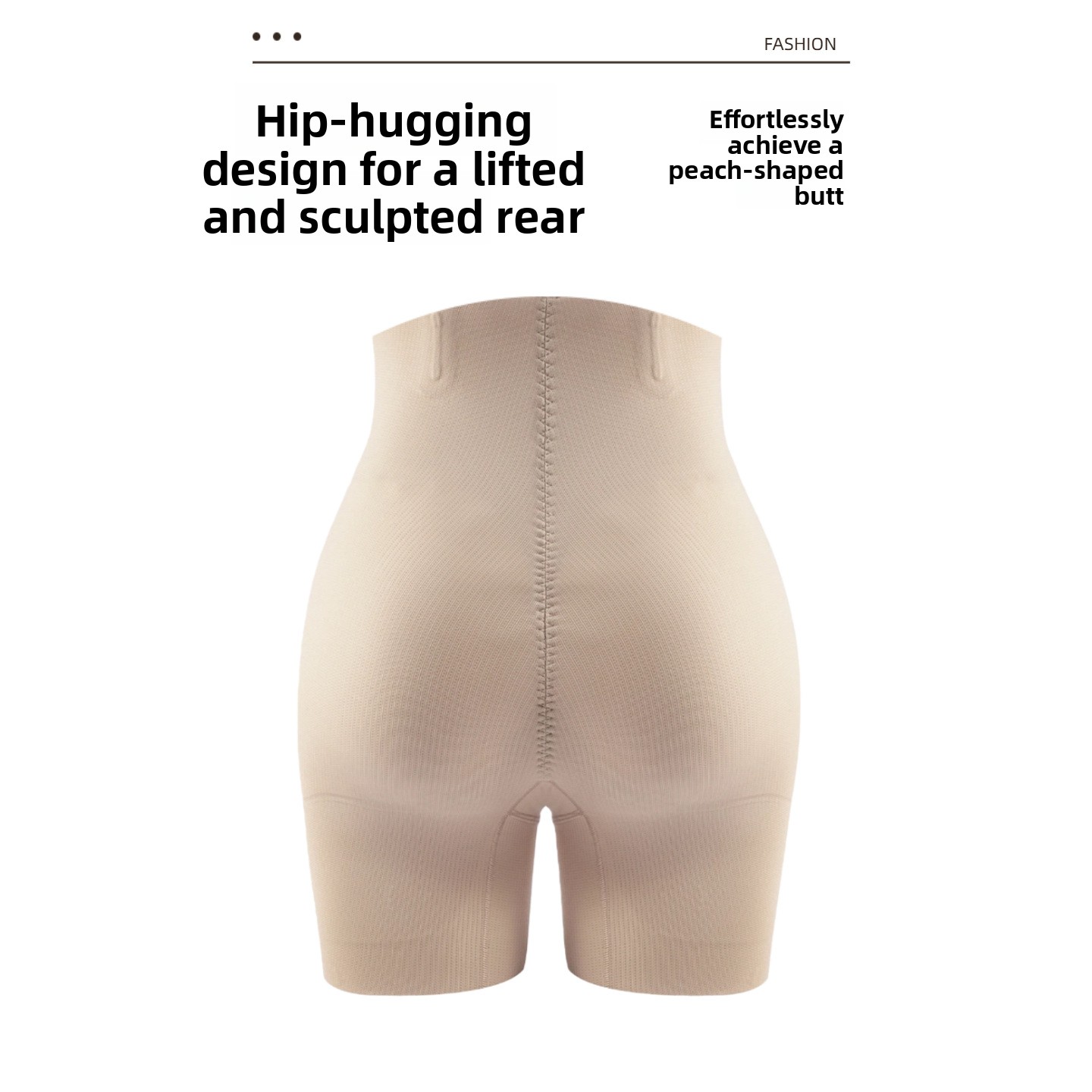 High Waisted Seamless Hip Enhancer Panties - Image 2