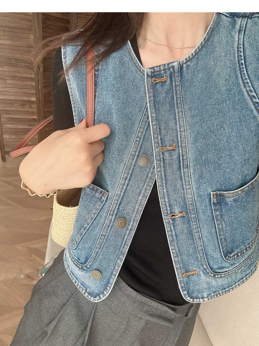 Women's casual denim jacket cardigan - Image 3