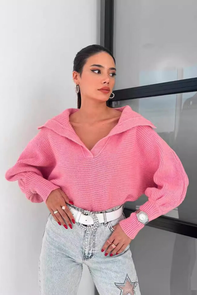 Loose Pullover Sweater – La Rose Couture Tops & Blouses