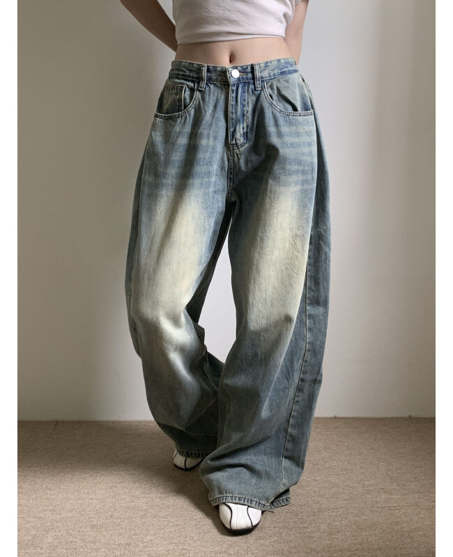 The Manon 个性牛仔裤 Silhouette – La Rose Couture Trousers & Skirts
