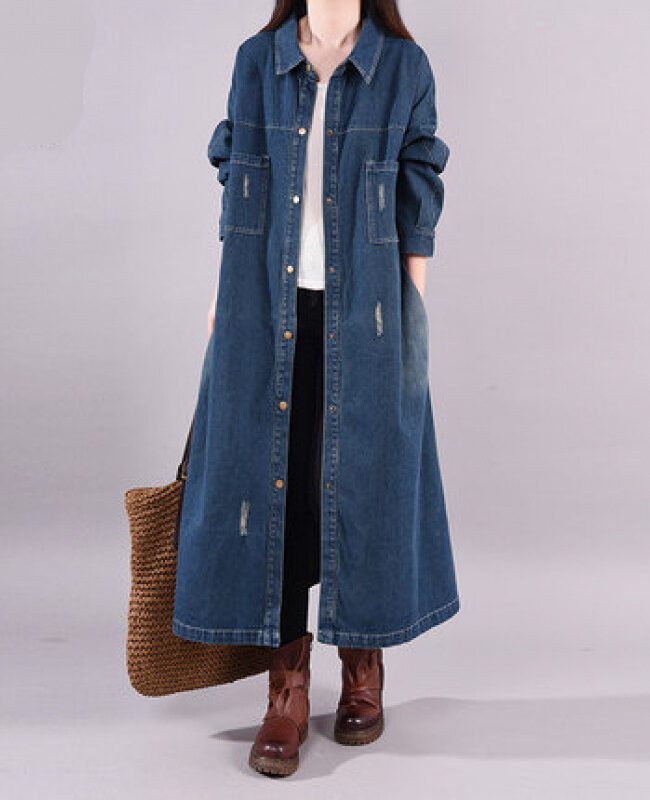 The Ophelie Denim Shirtdress – La Rose Couture Dresses & Gowns
