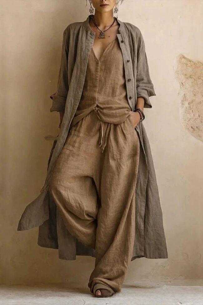The Cassandre Wide Leg Pants Set Detail – La Rose Couture Trousers & Skirts