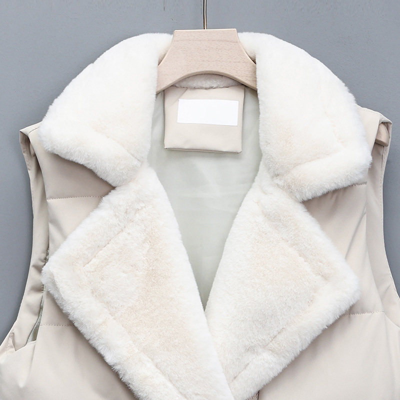 Women's Insulated Down Cotton Vest - Image 2