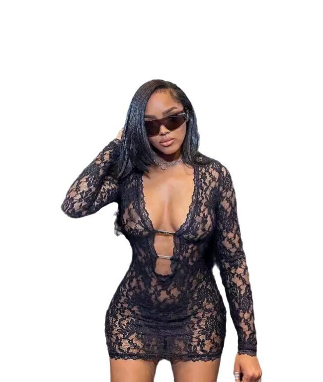 The Audrey Lace Bodysuit Dress Detail – La Rose Couture Dresses & Gowns