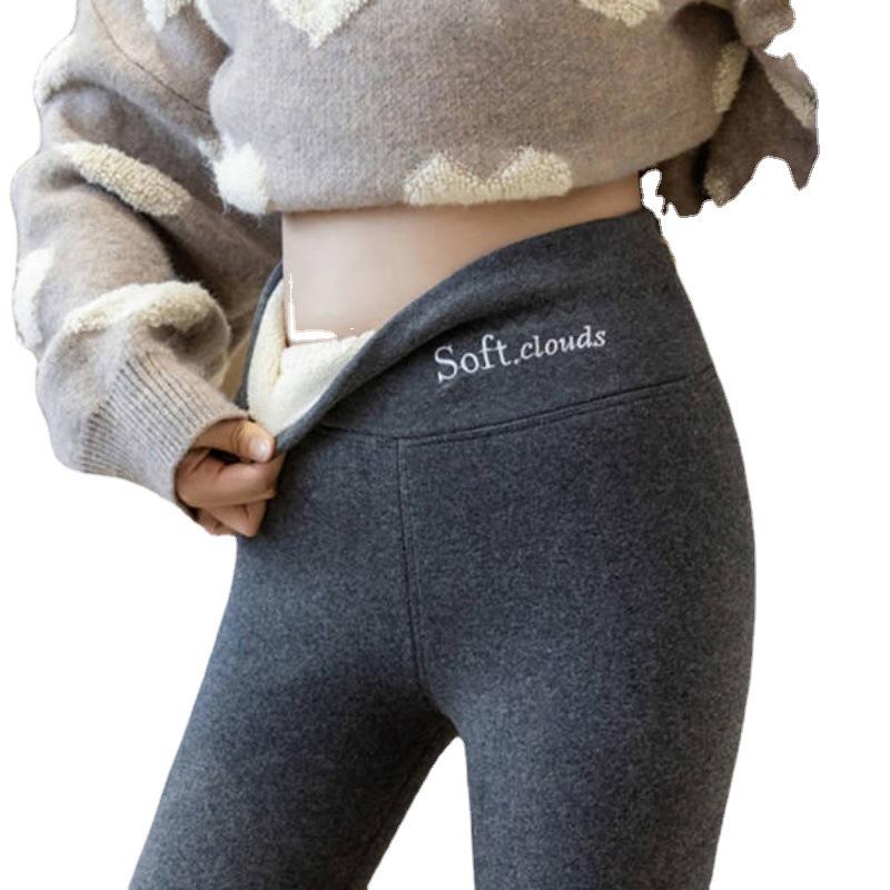Velvet High Waist Leggings for Women - Image 3