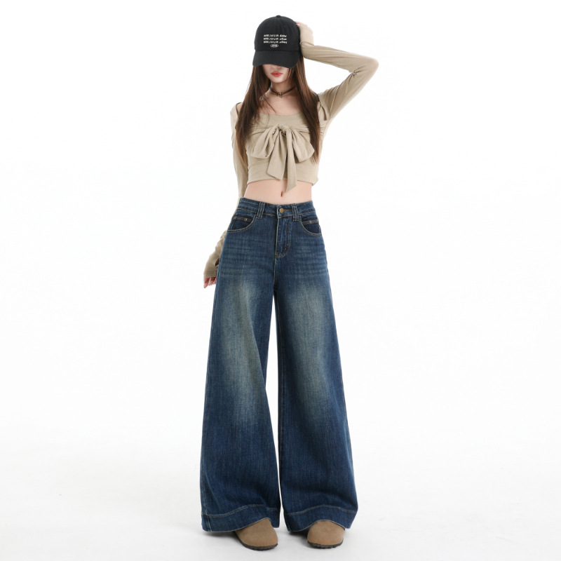 Women's High-Waist Wide-Leg Jeans - Image 4