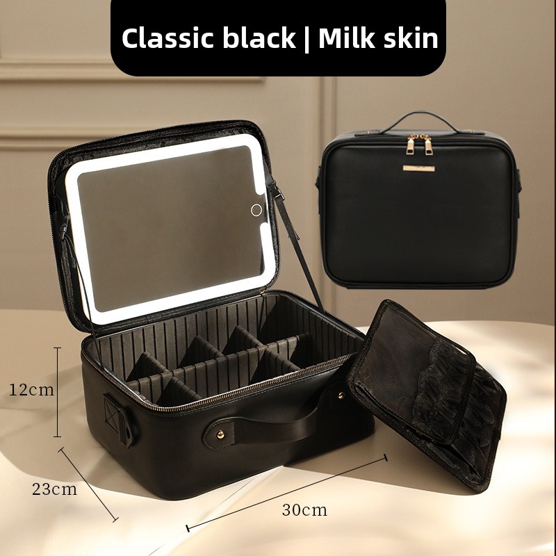 LED Light Makeup Box with Mirror - Image 2