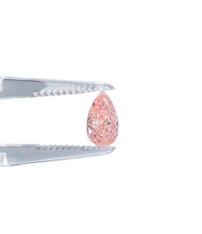 The Roxane Pear Shaped Pink Diamond with Igi Certification – La Rose Couture Jewellery & Accessories