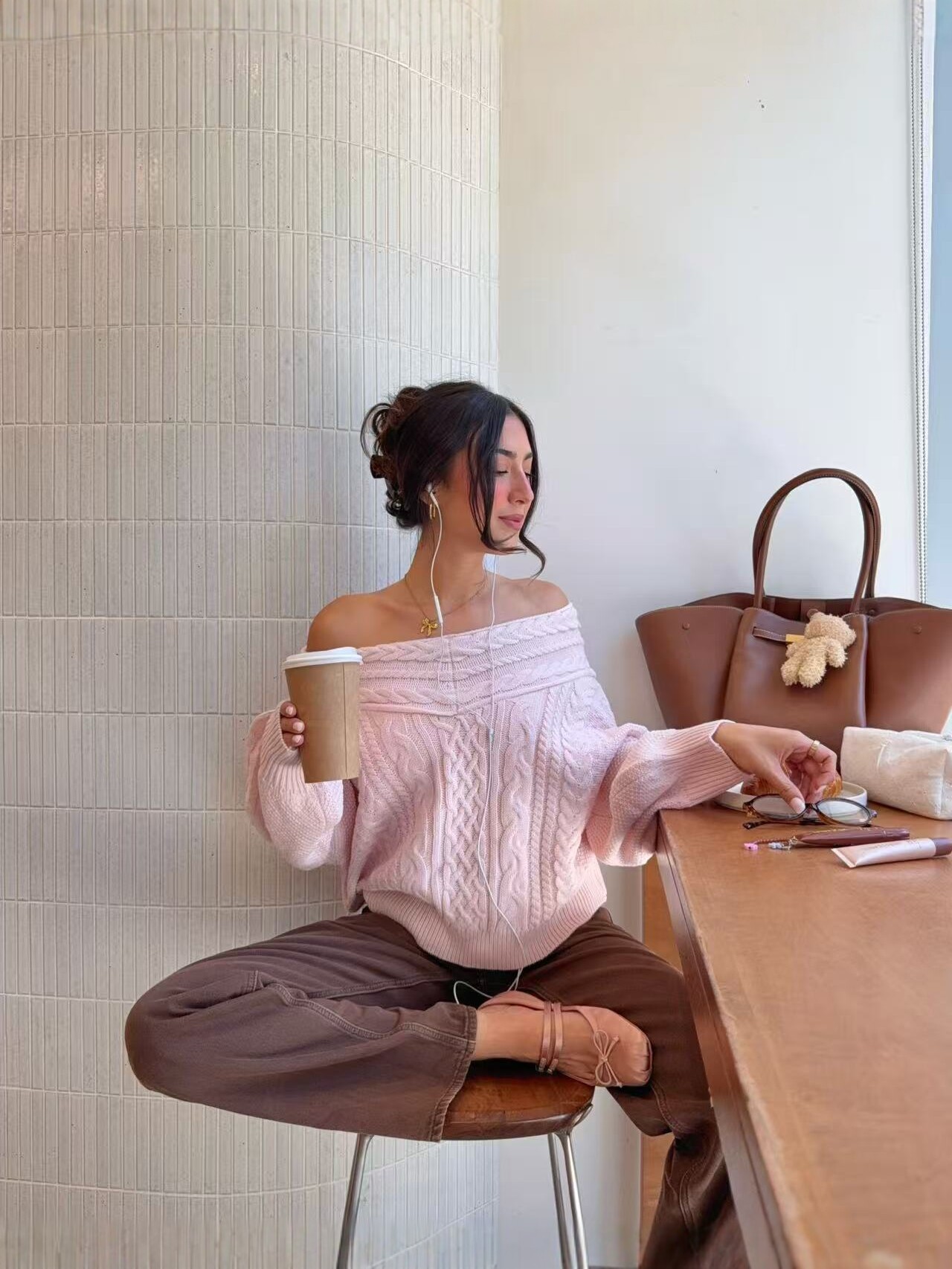 Womens Knit Sweater - Image 3