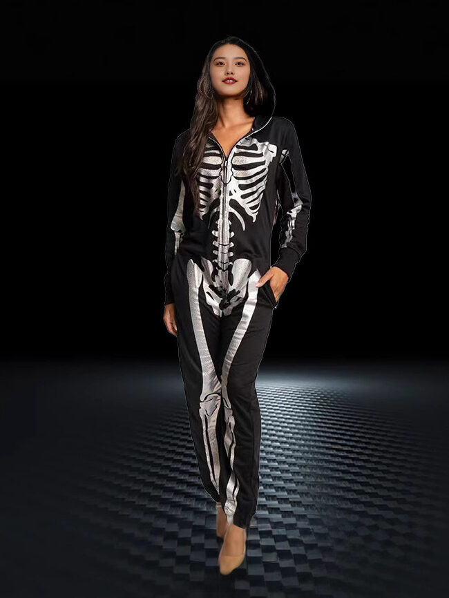 The Odette Skeleton Jumpsuit – La Rose Couture Dresses & Gowns