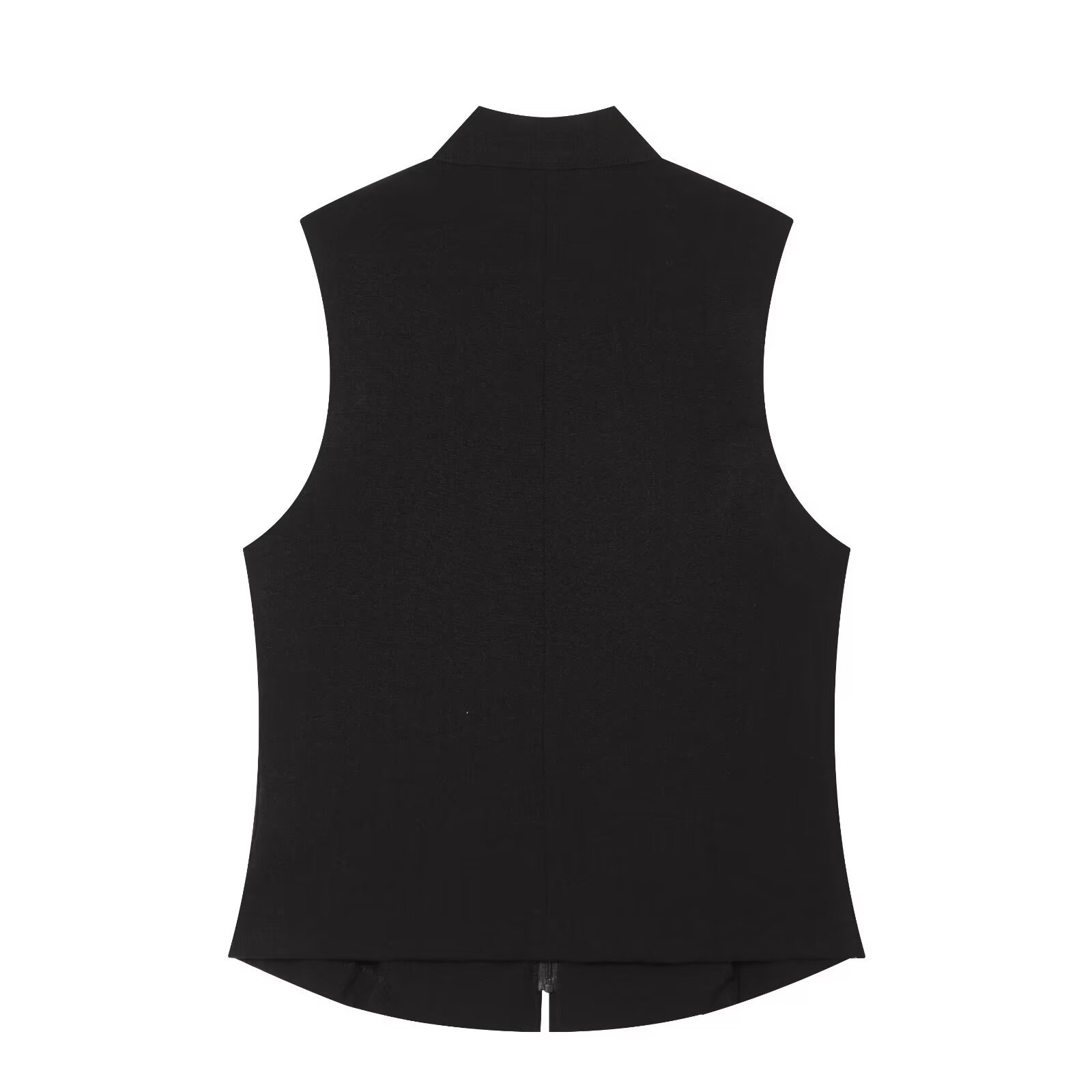 Sleeveless Double-Breasted Shirt - Image 3
