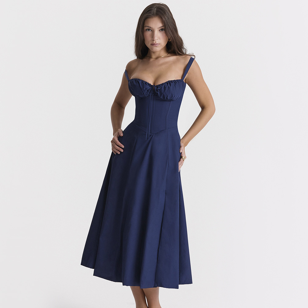 Strap Waist Sling Dress - Image 3
