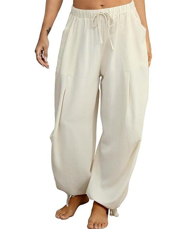 The Sixtine Loose Jogging Trousers Detail – La Rose Couture Trousers & Skirts