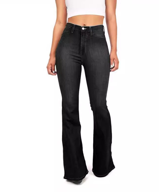The Capucine Bootcut Jeans Detail – La Rose Couture Trousers & Skirts