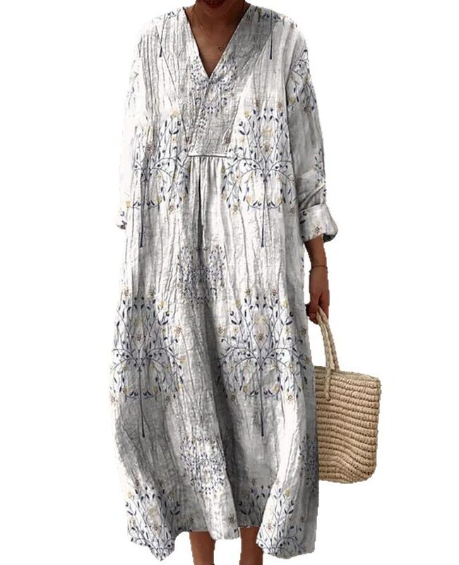 The Berenice Long Sleeved Casual Loose Fitting Dress Detail – La Rose Couture Dresses & Gowns