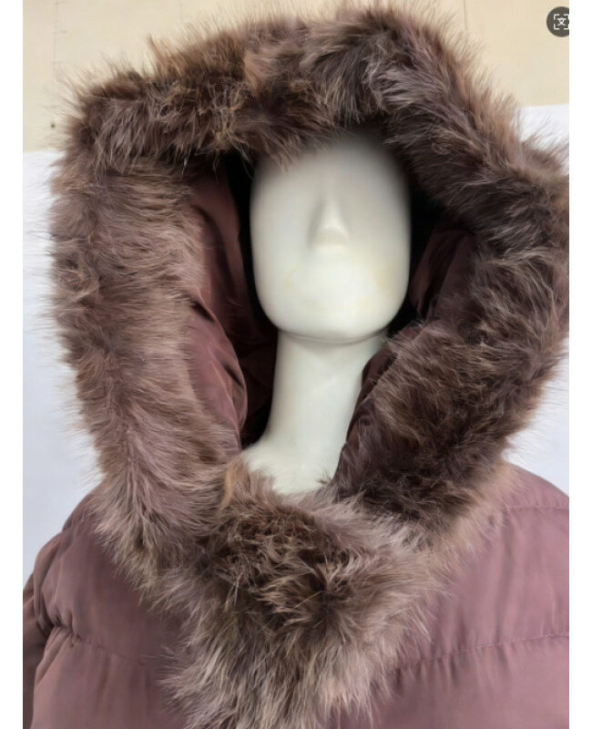 The Romane Long Hooded Cotton Coat Detail – La Rose Couture Coats & Jackets