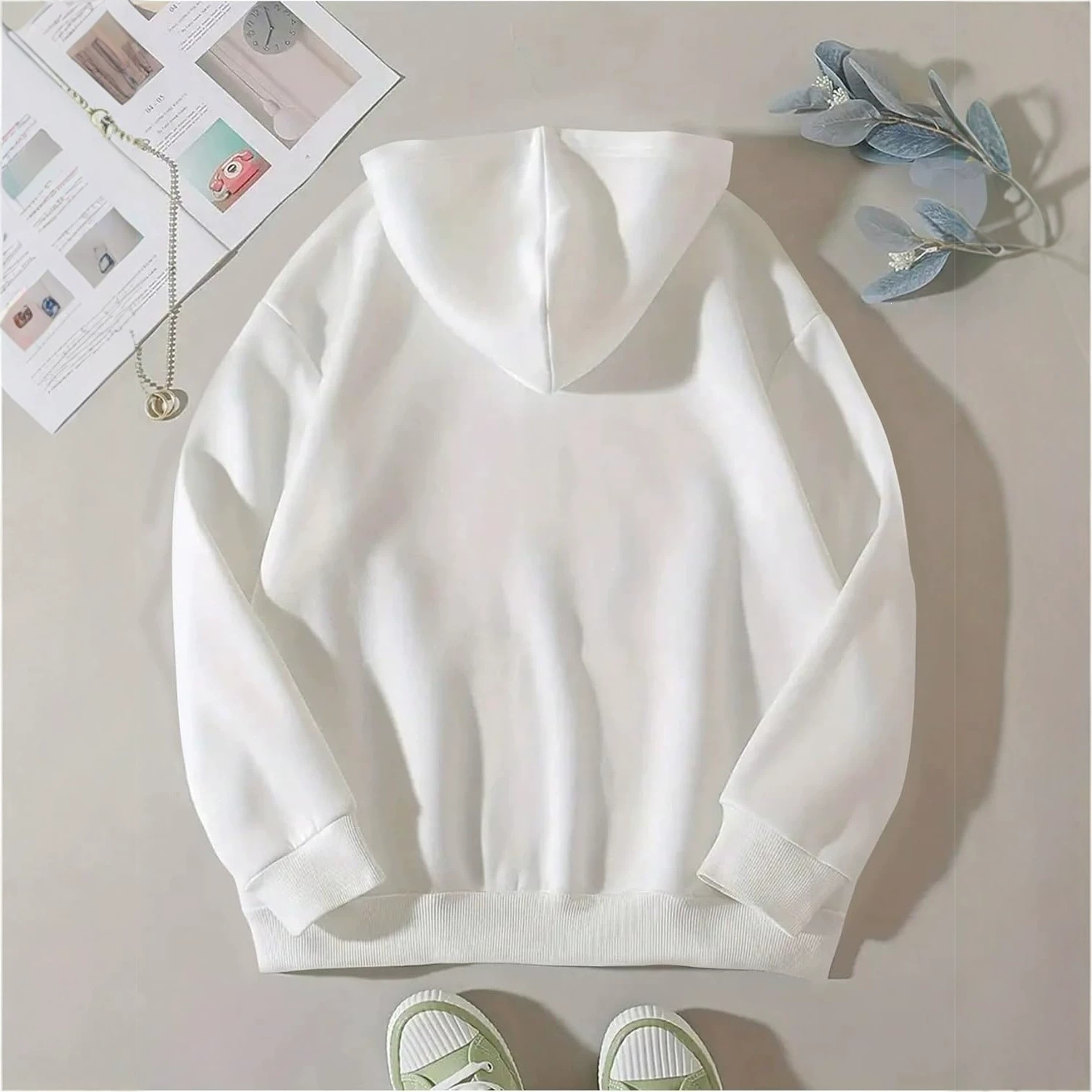 Women's Y2K Zip Up Hoodie 3D Butterfly Print Long Sleeve Loose Fit Jacket - Image 5