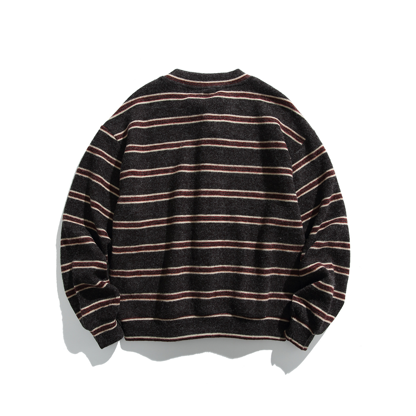 Vintage Striped Knit Cardigan - Image 3