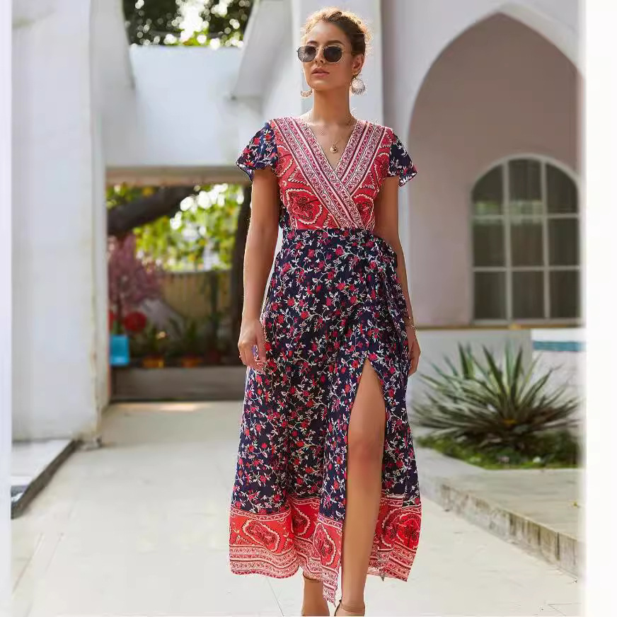 Bohemian 3D Print Sleeveless Dress - Image 3