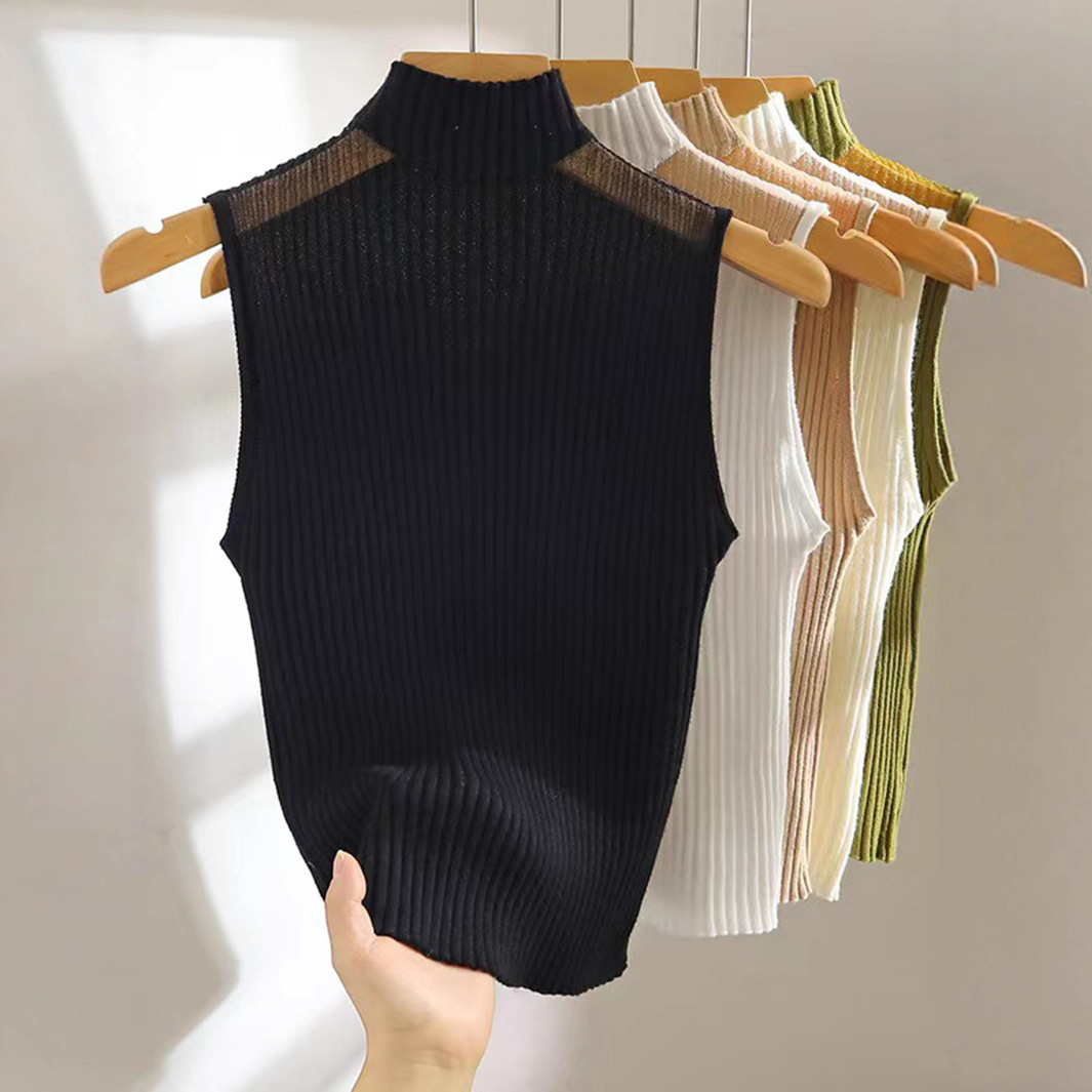 Sleeveless Knit Top for Women - Image 4
