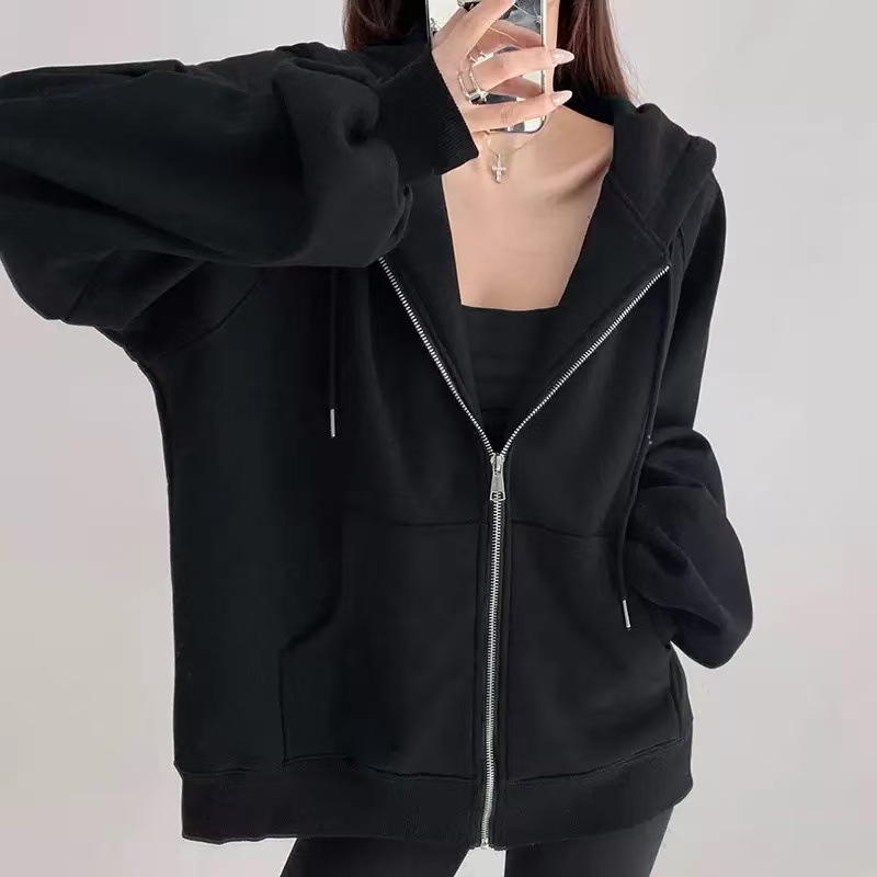 Womens Fleece Lined Hooded Jacket - Image 2