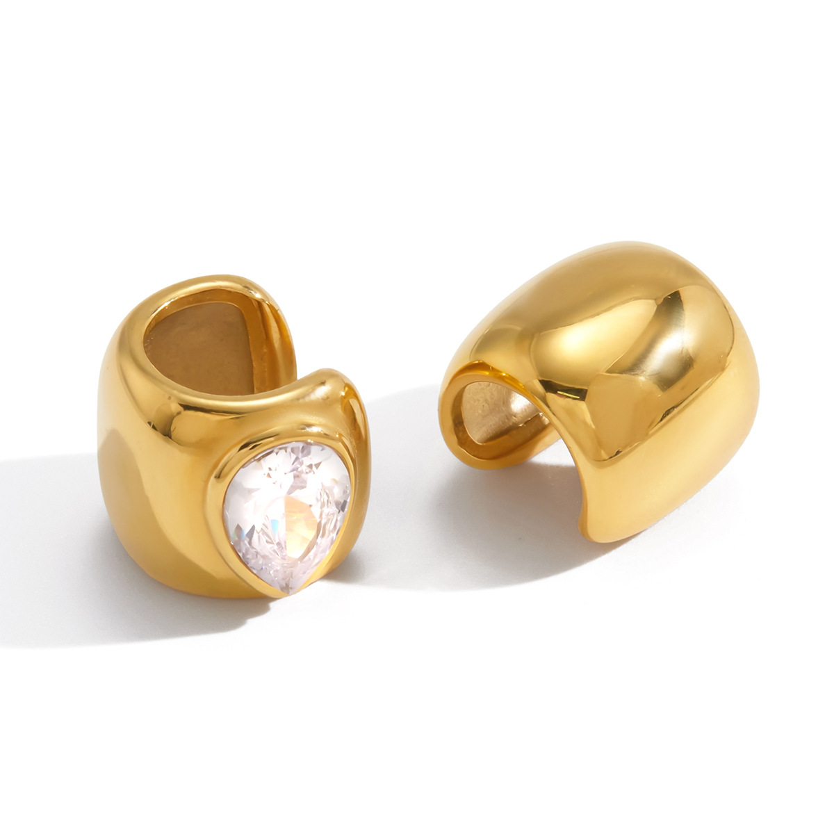 Teardrop Zircon Ear Cuff for Women - Image 5