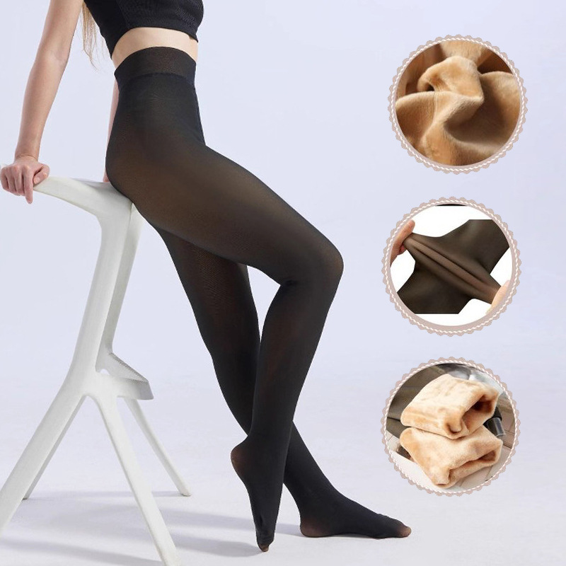 Fleece Lined Shaping Pantyhose - Image 4