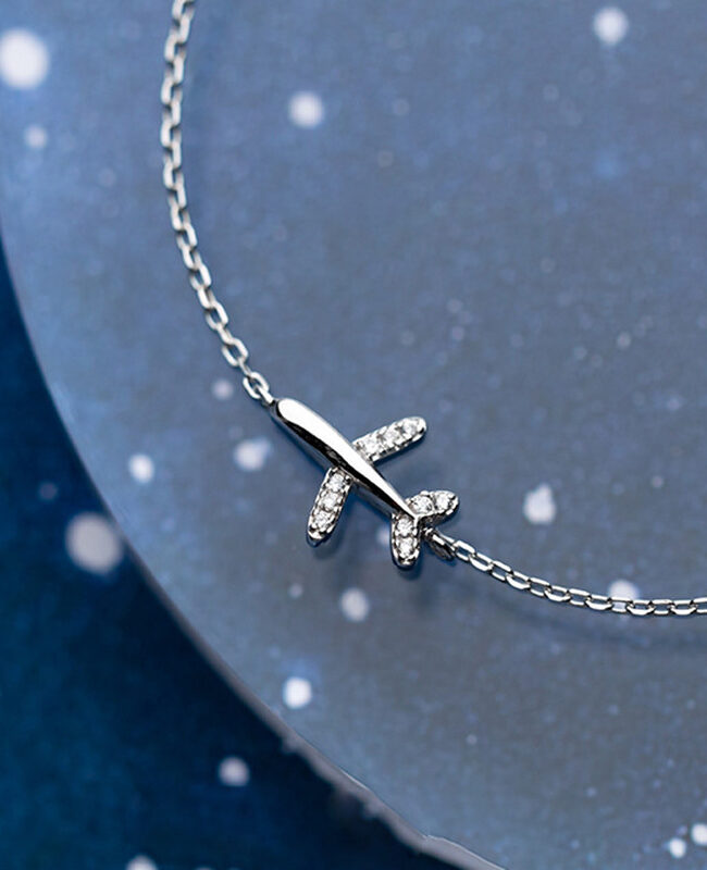The Agathe Airplane Design Zircon Bracelet – La Rose Couture Jewellery & Accessories