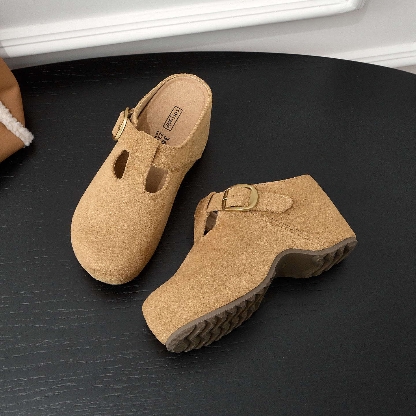 9cm Platform-soled Birkennedy Shoes Women's Height-increasing All-match Shoes - Image 3