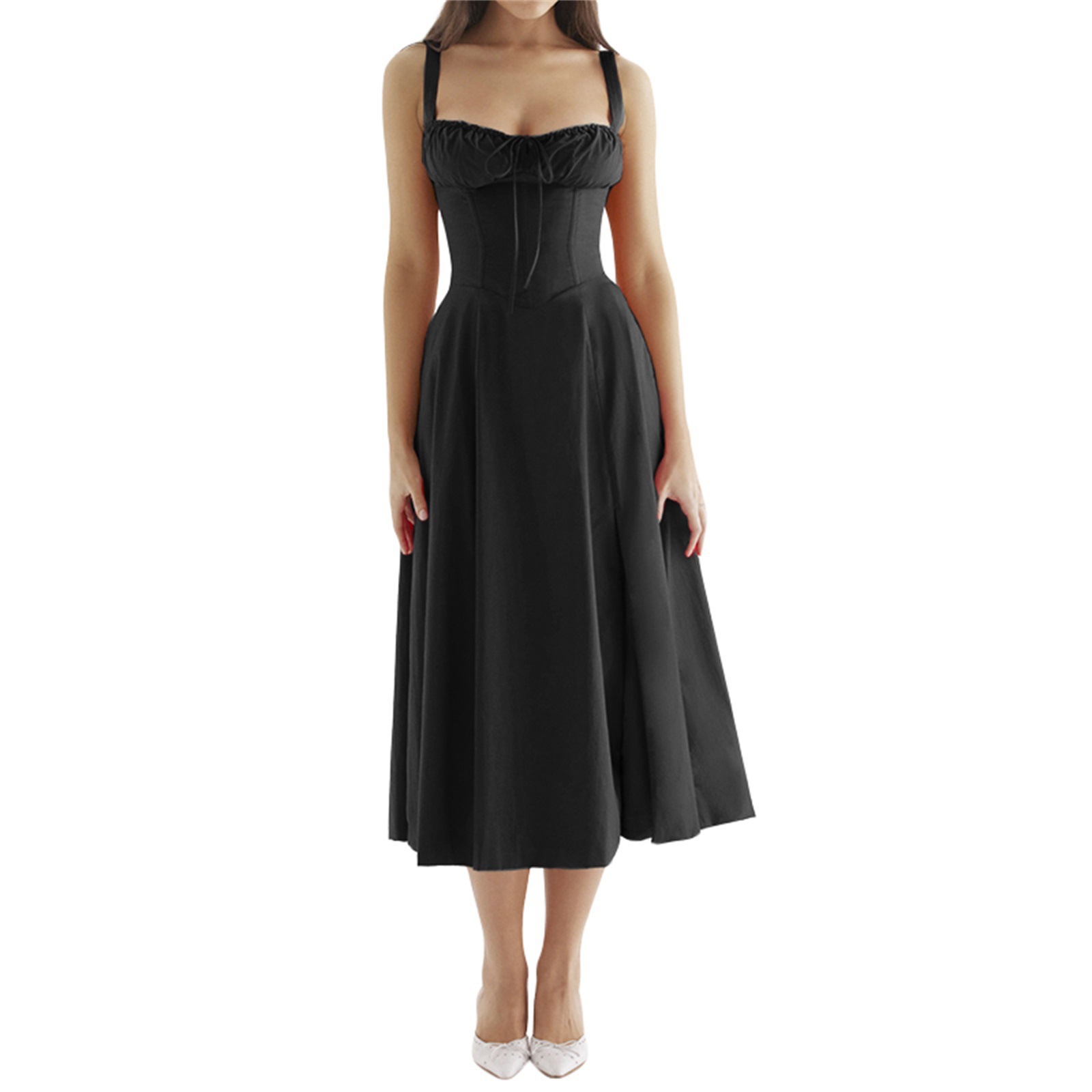 Strap Waist Sling Dress - Image 5