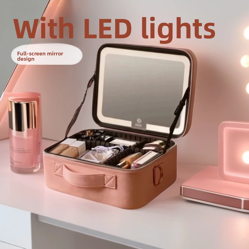 LED Illuminated Cosmetic Makeup Case