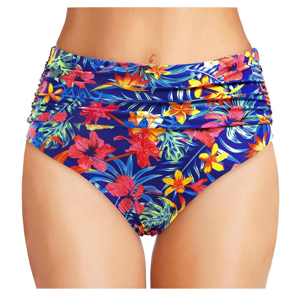 High Waist Bikini Swim Briefs - Image 3