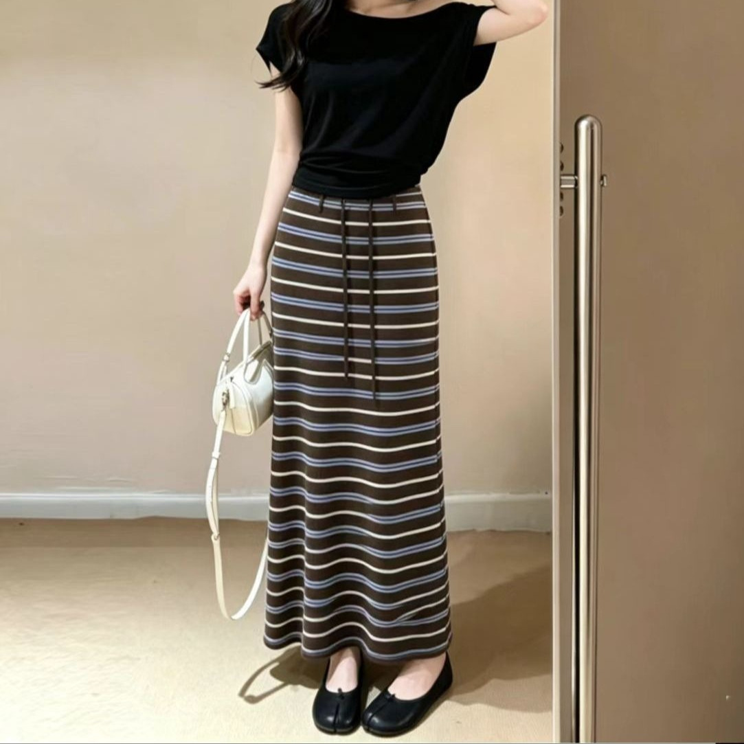 Drawstring High-Waist Skirt - Image 4