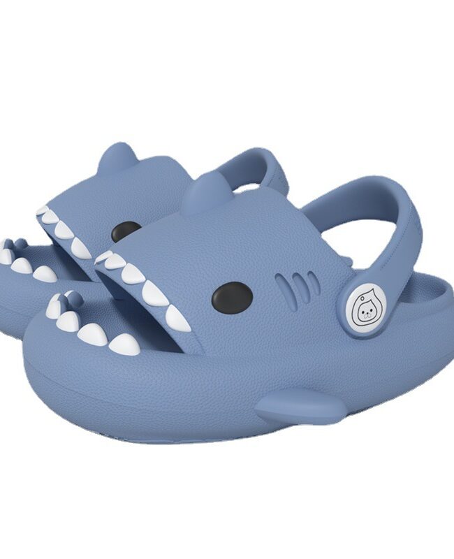 The Madeleine Children Cartoon Shark Eva Slippers Detail – La Rose Couture Shoes & Footwear