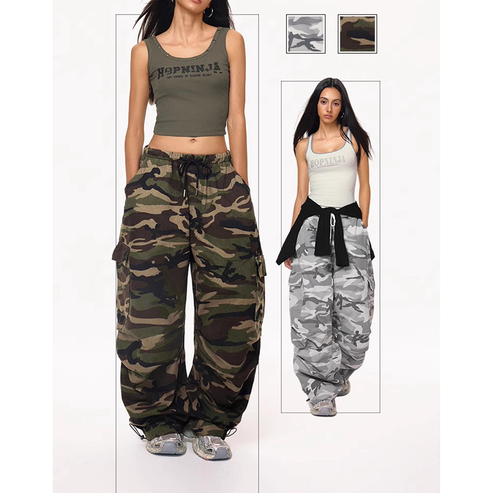 Camouflage Workwear Casual Pants