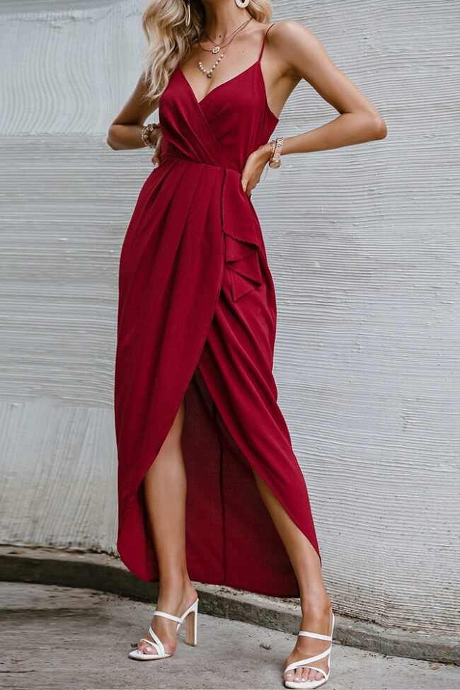 The Manon Sling Strap Dress Detail – La Rose Couture Dresses & Gowns