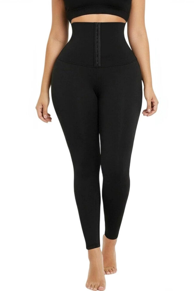 The Magali High Waist Button Shapewear Detail – La Rose Couture Trousers & Skirts