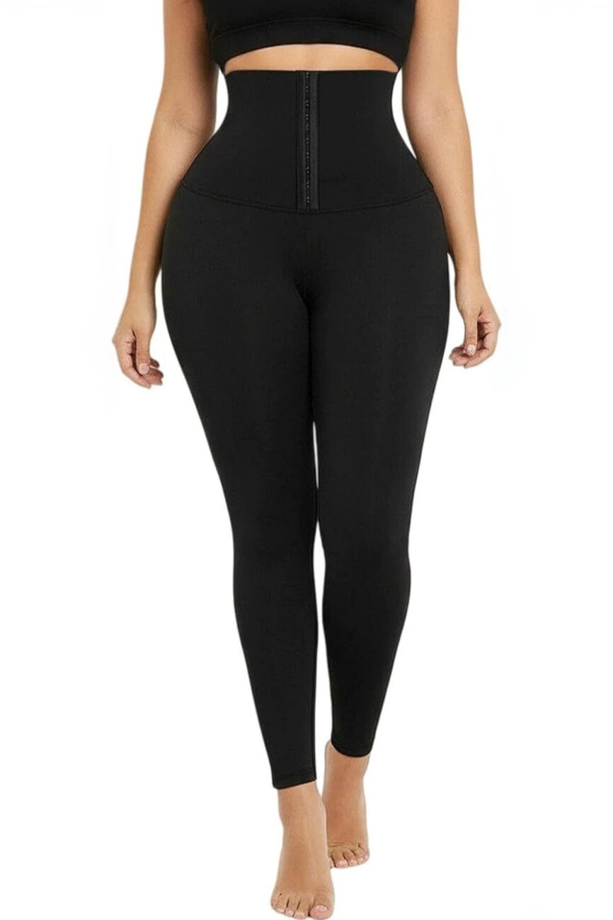 The Magali High Waist Button Shapewear Detail – La Rose Couture Trousers & Skirts
