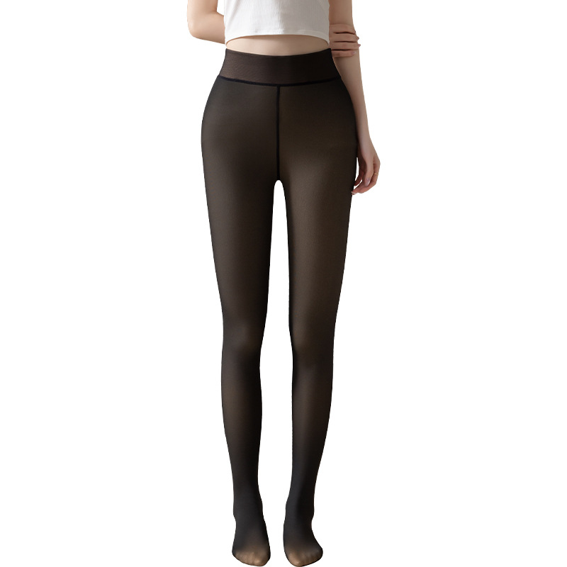 Fleece Lined Shaping Pantyhose - Image 4