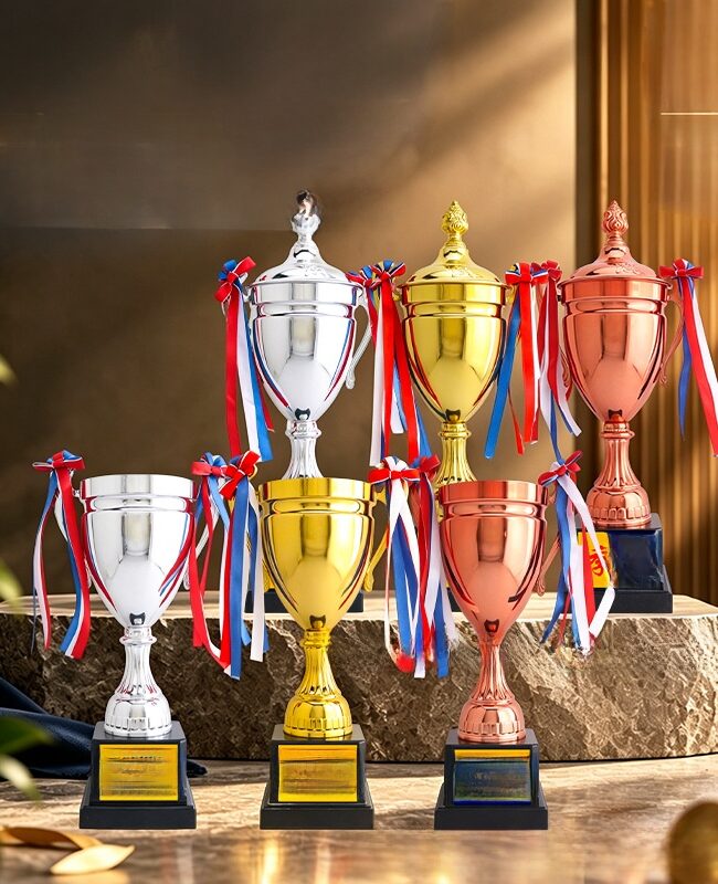 The Roxane Custom Metal Sports Trophy Cup – La Rose Couture Dresses & Gowns