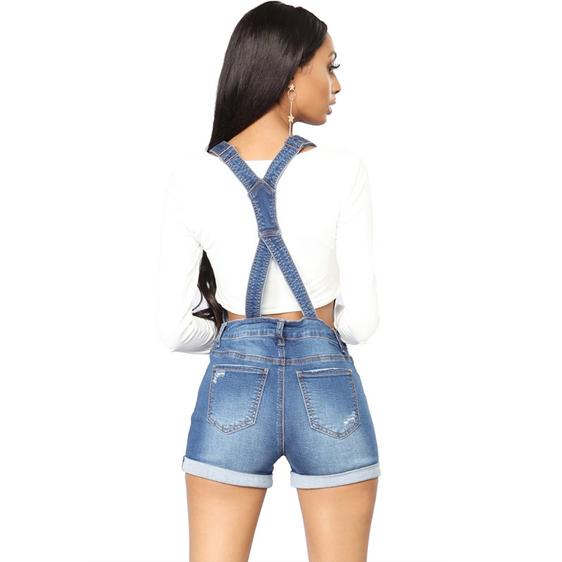 Denim Suspenders Pants - Image 4