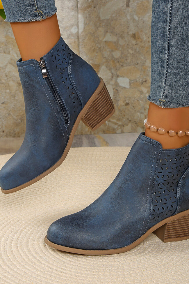 The Valerie Boots Silhouette Detail – La Rose Couture Shoes & Footwear