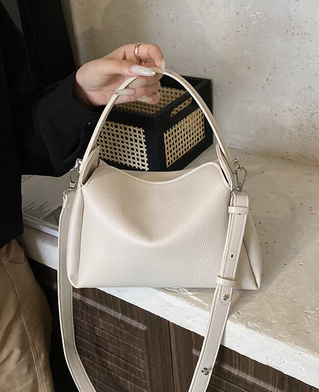 The Mathilde Casual Pillow Shoulder Bag Detail – La Rose Couture Handbags & Clutches