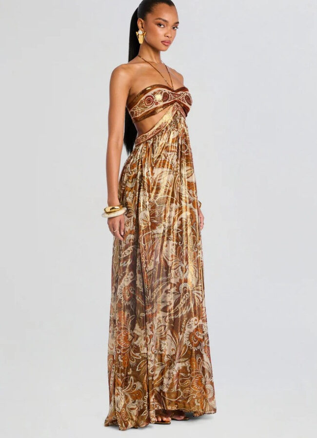 The Coralie Summer New Dress Long Strap Backless Sexy Detail – La Rose Couture Dresses & Gowns