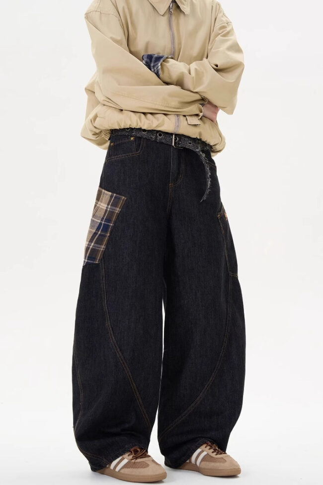 The Lucile New Spring Autumn Loose Fit Retro Casual Pants Detail – La Rose Couture Trousers & Skirts