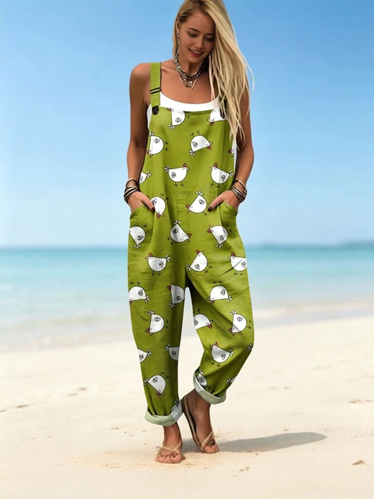 The Fabienne Sleeveless Printed Long Style Drawstring Pants – La Rose Couture Trousers & Skirts