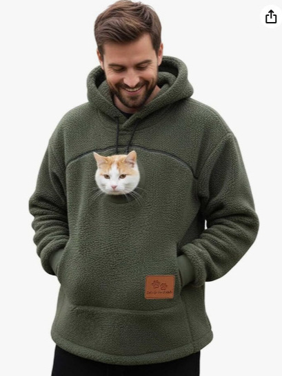 Unisex Fleece Hoodie with Hood - Image 4