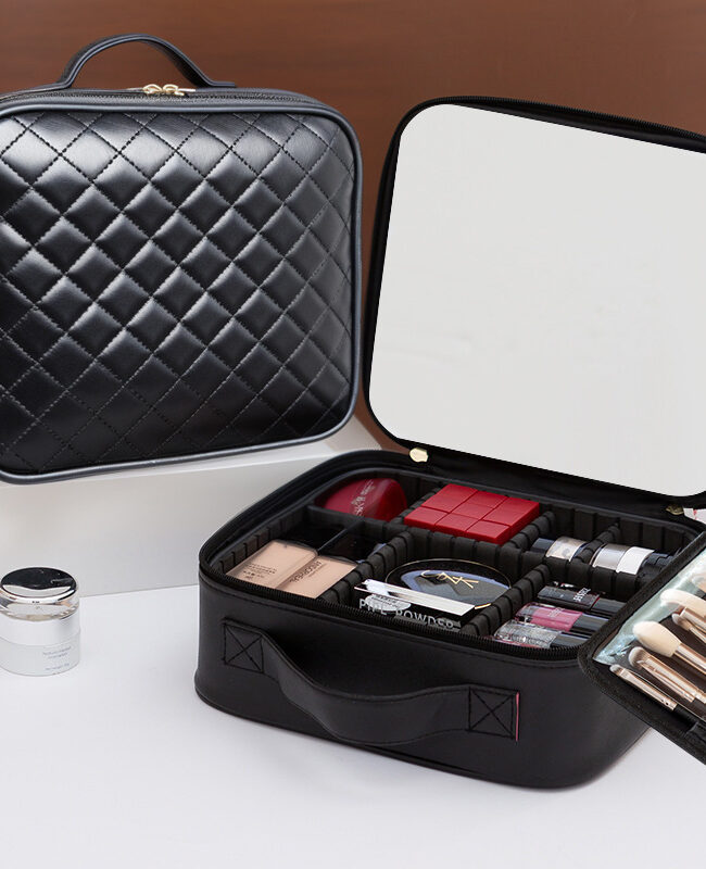 The Aurelia Large Capacity Cosmetic Bag for Storage Detail – La Rose Couture Handbags & Clutches
